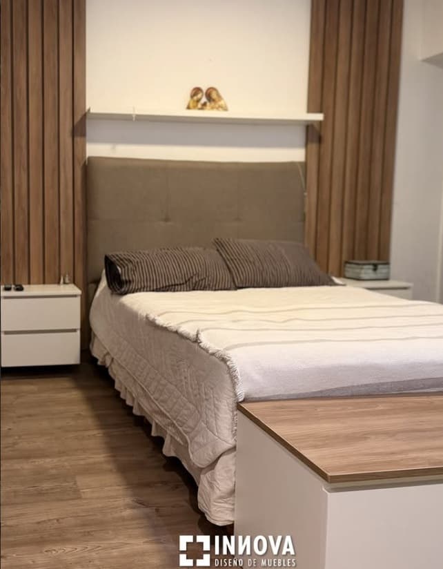 Dormitorio con placares a medida